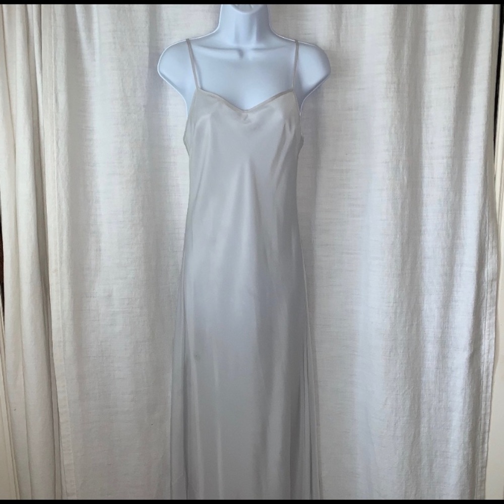 BCBGMaxAzria Silk Slip Maxi Dress